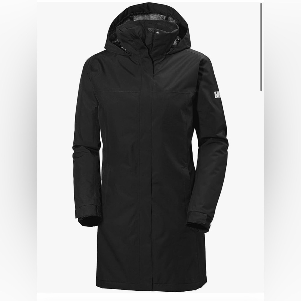 Helly Hansen Aden Insulated Waterproof Long Packable Hood Rain Jacket